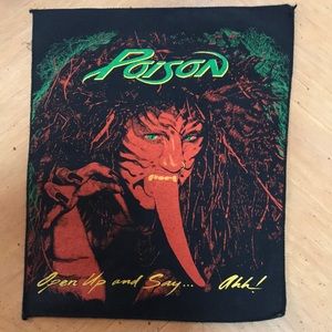 Vintage Poison Back Patch ..perfect!
